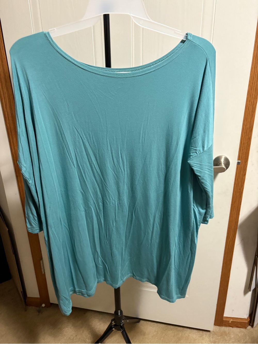 Piko 1988 Teal Relaxed Scoop Neck Tunic